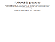 Tablet Screenshot of modspace.net